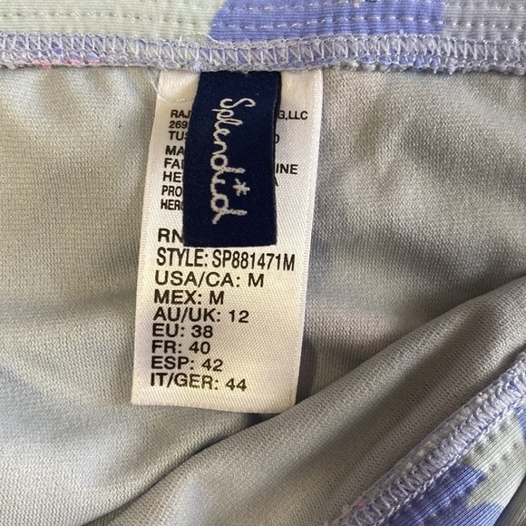 Splendid Floral Flury Floral Retro High Waist Bikini Bottom - Picture 7 of 7